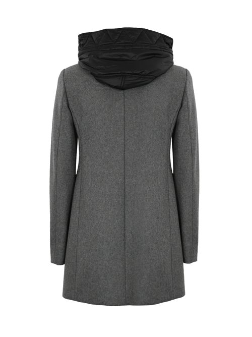 Toggle Coat in panno di lana grigio FAY | NAW59493430 UKMB600